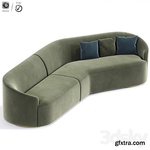 3dsky Pro - Korduda Sofa And Vladimir Kagan Sofa