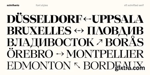 Myfonts - SFT Schrifted Serif Font Family