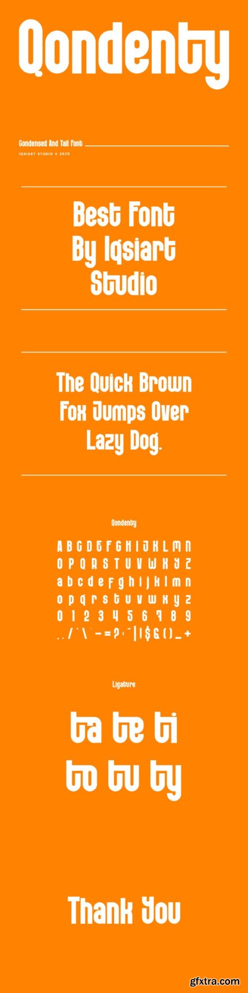 Qondenty Font