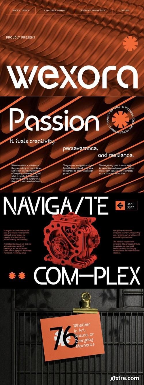 Wexora Sans Serif Font