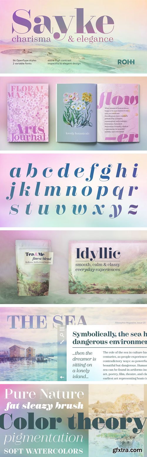 Myfonts - Sayke Font Family