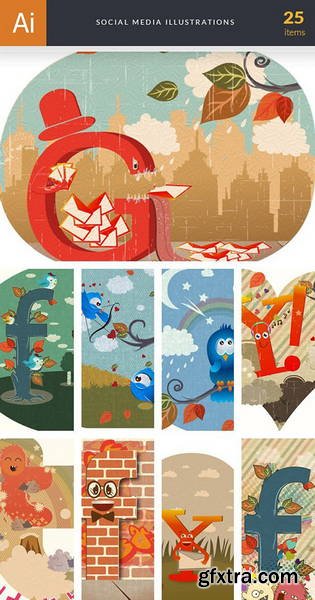 2000+ Premium Illustrations Bundle
