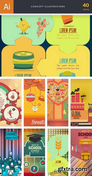 2000+ Premium Illustrations Bundle