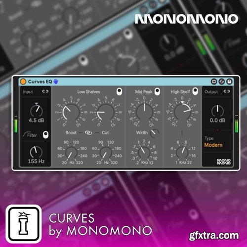 Isotonik Studios Curves EQ by Monomono ALP and For Max For Live