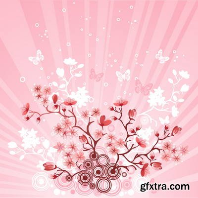Sakura Flowers 25xEPS