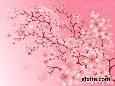 Sakura Flowers 25xEPS