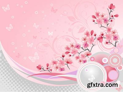Sakura Flowers 25xEPS