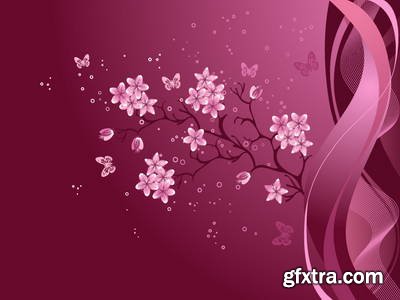 Sakura Flowers 25xEPS
