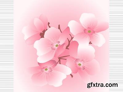 Sakura Flowers 25xEPS