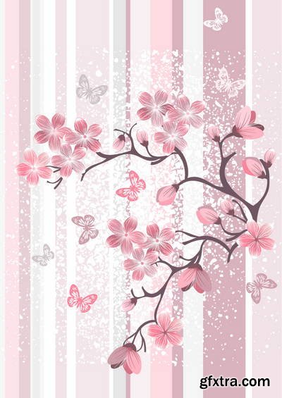 Sakura Flowers 25xEPS