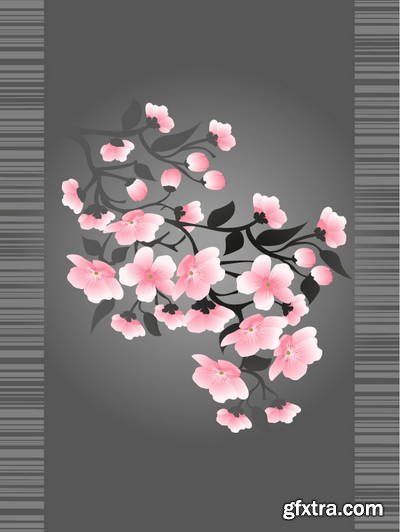 Sakura Flowers 25xEPS