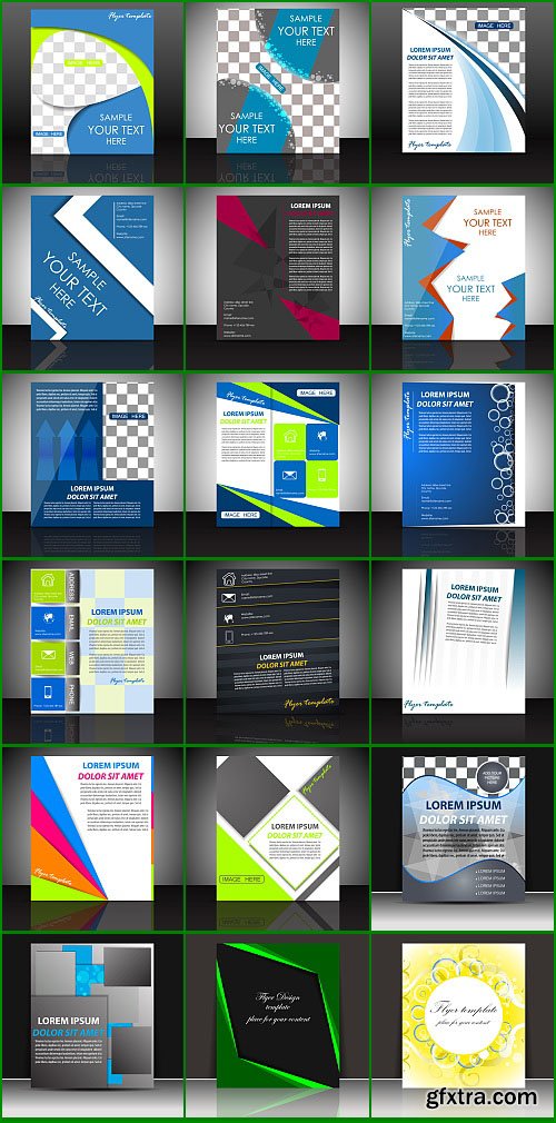Corporate Flyer Templates 25xEPS