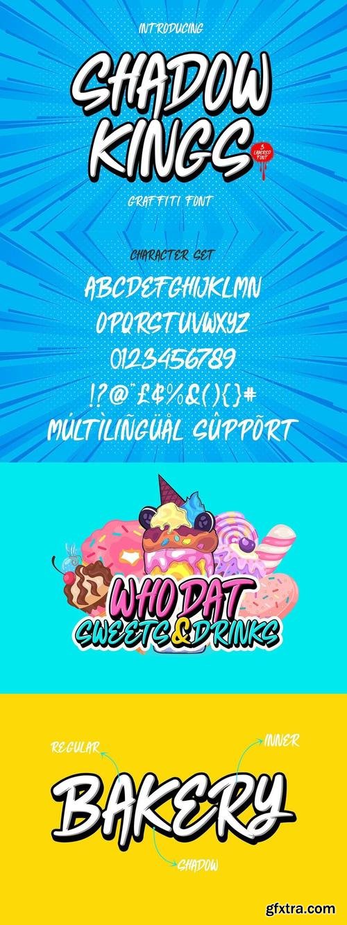 Shadow Kings - Urban Graffiti Font