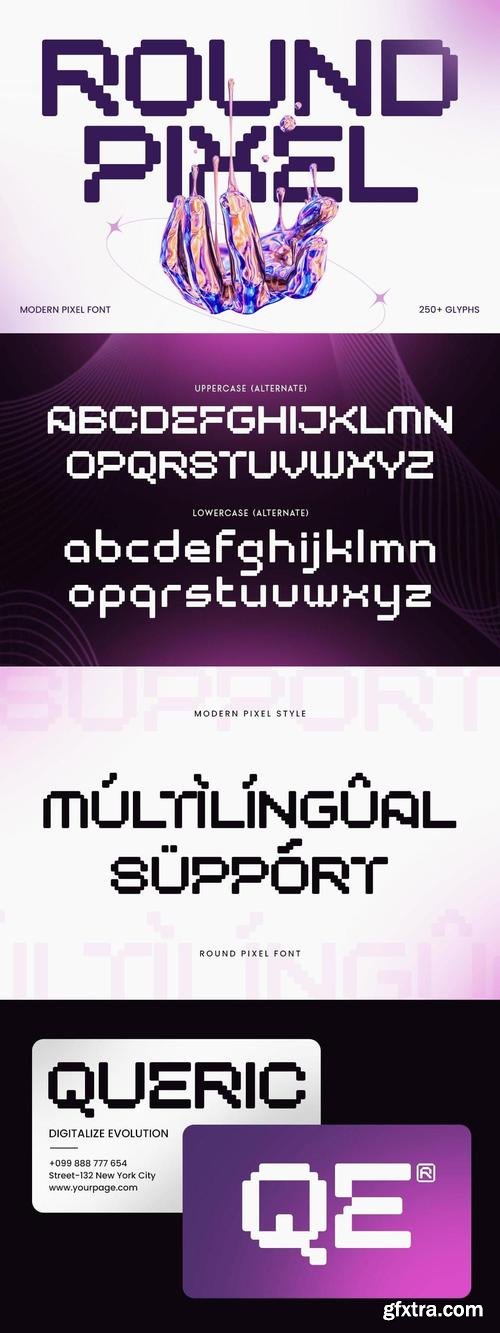 Round Pixel - Bitmap Pixel Font Round Pixel - Bitmap Pixel Font
