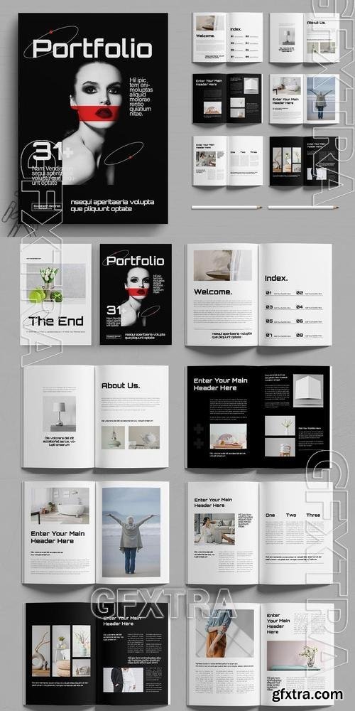 Portfolio Magazine Template 7UNZWYF Portfolio Magazine Template 7UNZWYF