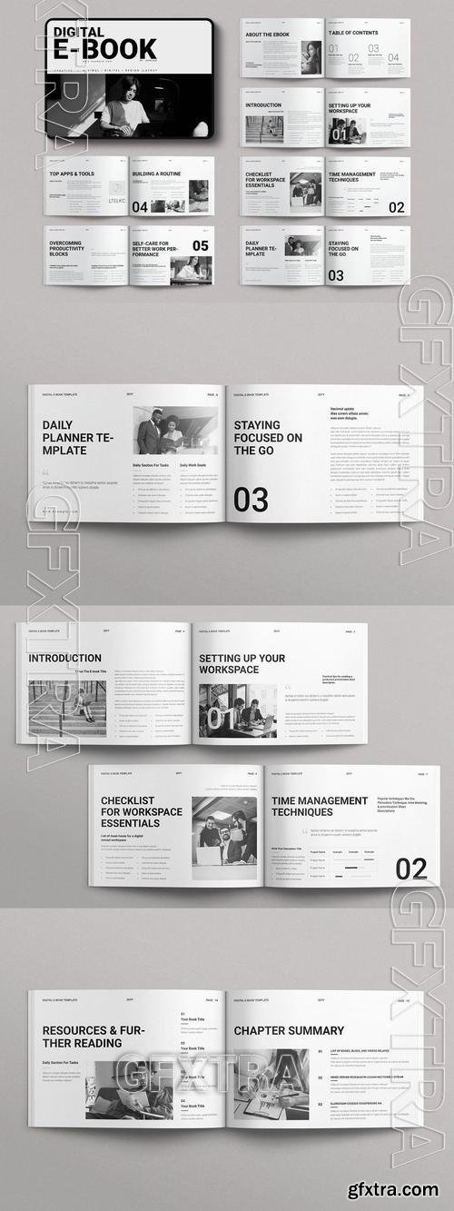 Digital eBook Layout Design Template Landscape NF2RVLY Digital eBook Layout Design Template Landscape NF2RVLY