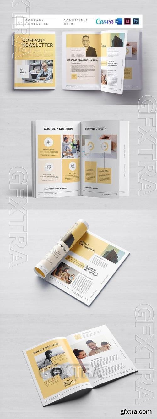 Newsletter Template | Canva | Docx | ID | PSD XFCQD7N Newsletter Template | Canva | Docx | ID | PSD XFCQD7N