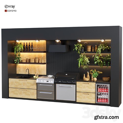 3dsky Pro - outdoor kitchen 78