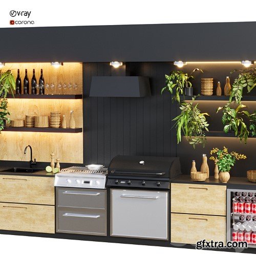3dsky Pro - outdoor kitchen 78