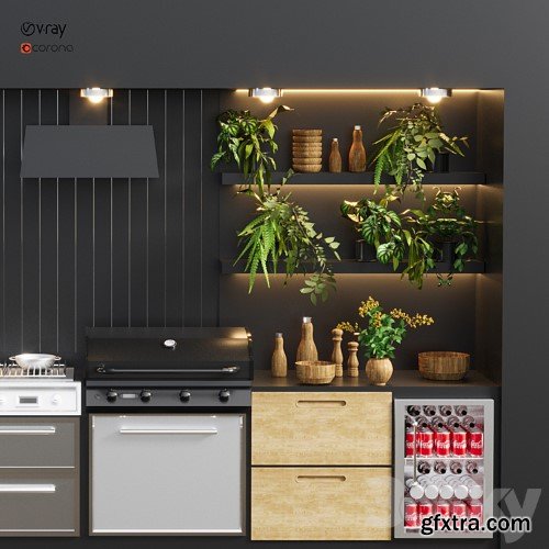 3dsky Pro - outdoor kitchen 78