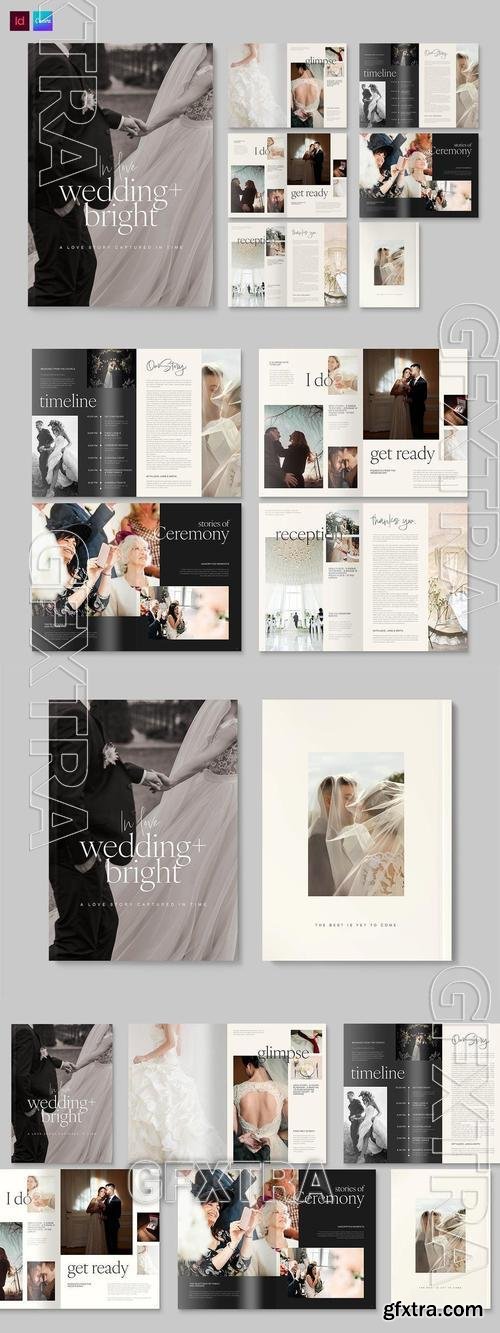 Wedding Day Magazine Template JMXTWZU