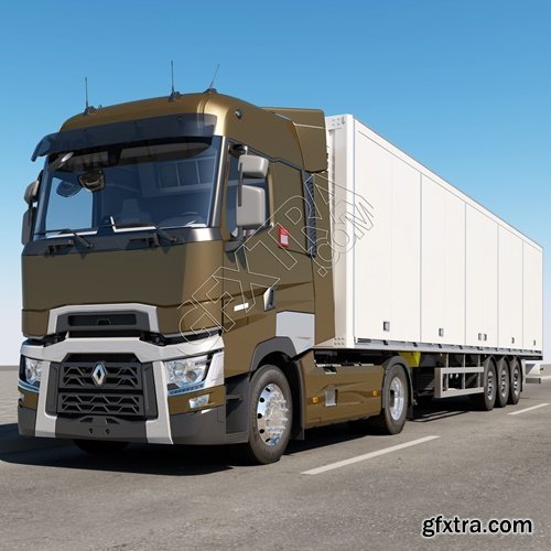Turbosquid - Truck Renault Range T.