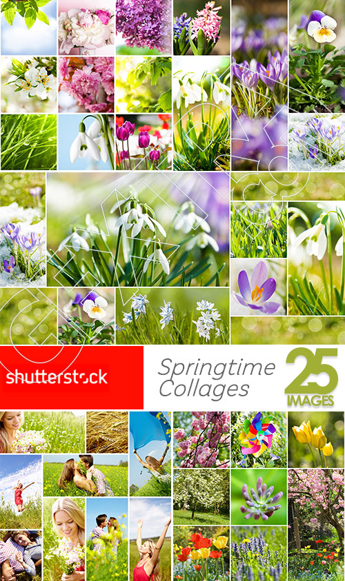 Springtime Collages 25xJPG