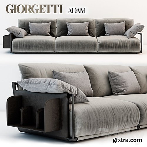 3dsky Pro - Giorgetti Adam sofa