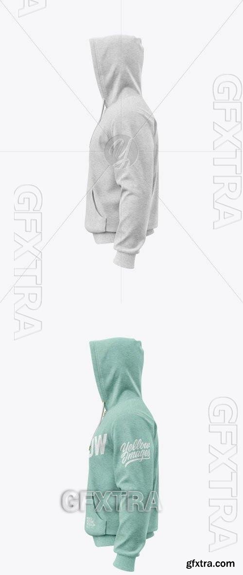 Mens Full-Zip Hoodie Mockup 41603 Mens Full-Zip Hoodie Mockup 41603