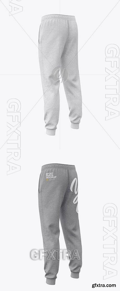 Melange Mens Sport Pants Mockup 42287