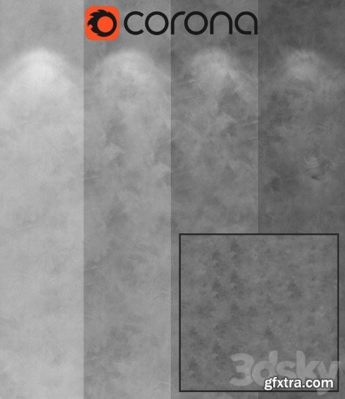 3dsky Pro - Decorative plaster, single-layer version 217