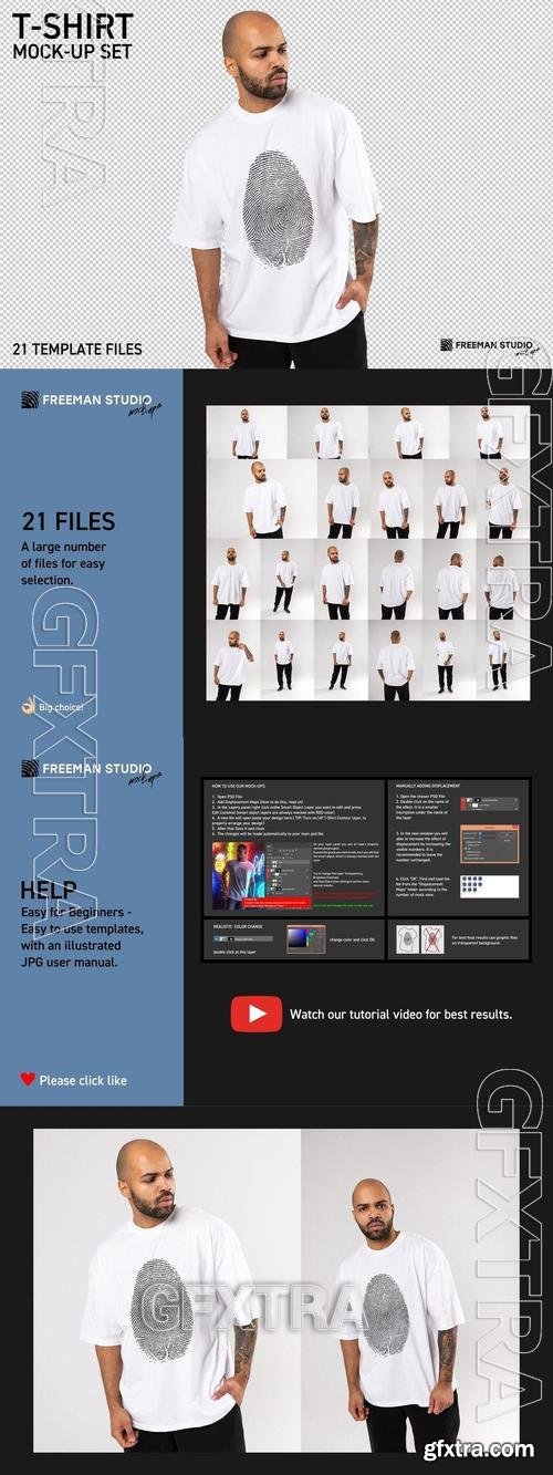 T-Shirt Mock-Up Set 97G4GS5