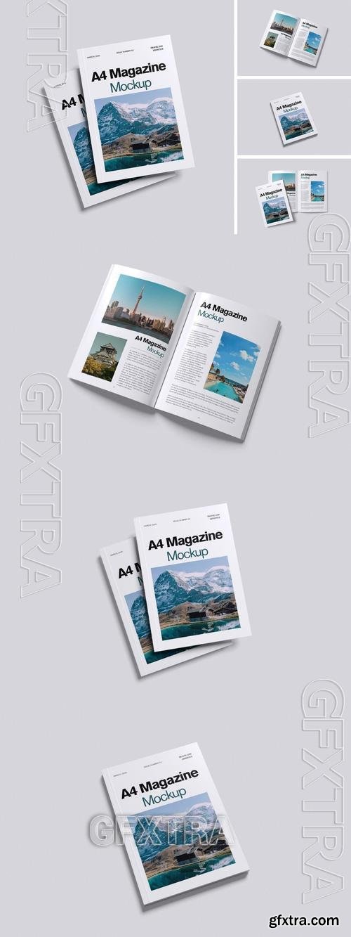 A4 Magazine Mockup RLV3LRL A4 Magazine Mockup RLV3LRL