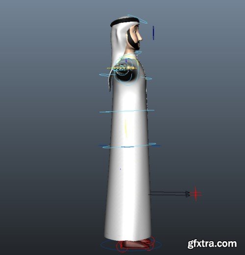 Turbosquid - Cartoon Arab Man