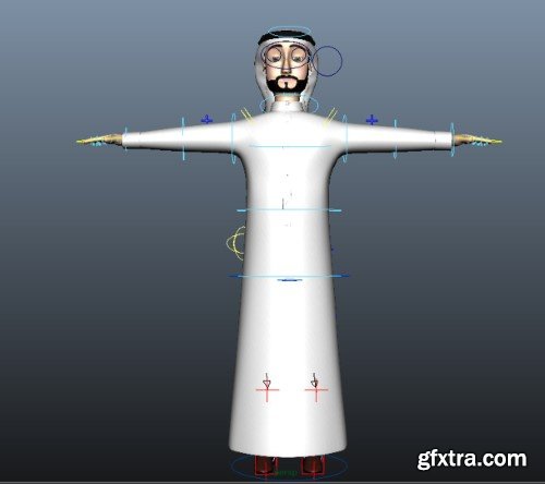 Turbosquid - Cartoon Arab Man