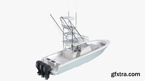 TurboSquid - Sport Fishing Boat Generic
