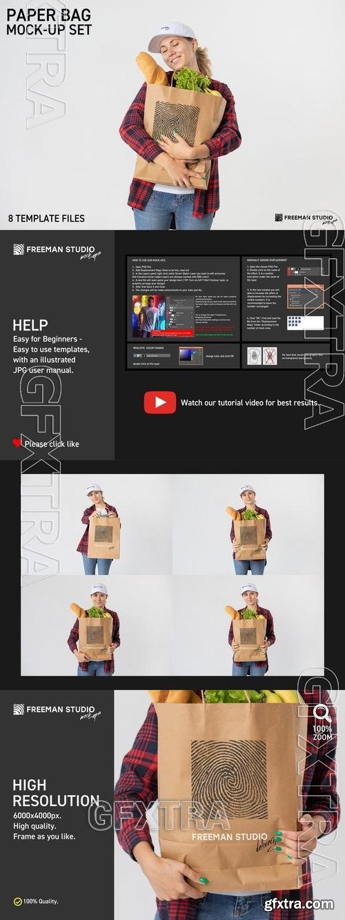 Paper Bag Mock-Up Set UK7EY97