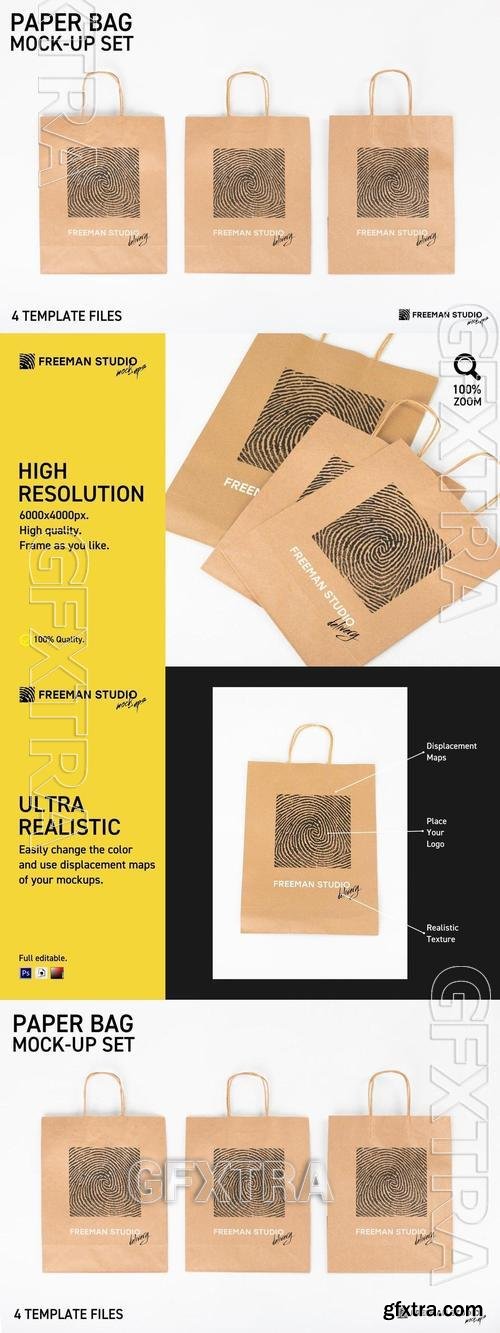 Paper Bag Mock-Up Set 4ZDYG5V