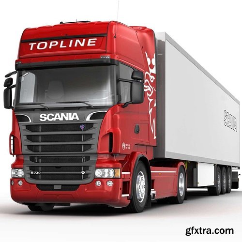 RenderHub - Truck Scania R 730 3D Model