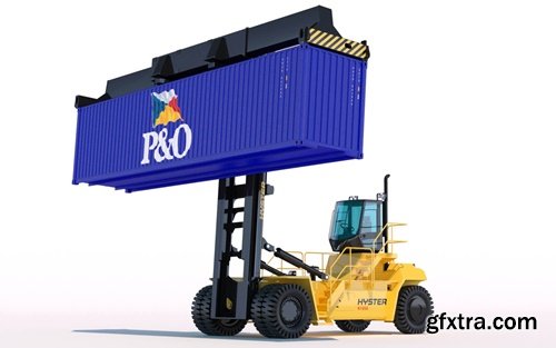 RenderHub - Container Handler 3D Model