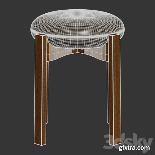 3dsky Pro - Fredericia - Pioneer Stool by Maria Bruun