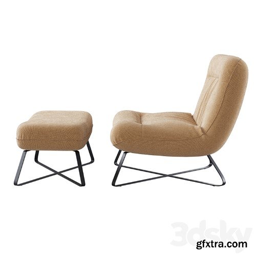 3dsky Pro - Linen armchair, Helma