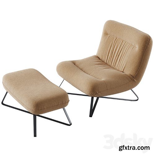 3dsky Pro - Linen armchair, Helma