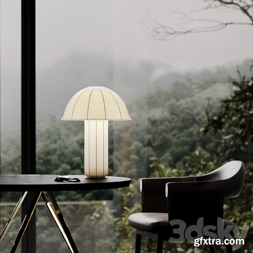 3dsky Pro - KAHLO SILK TABLE LAMP from Studio Anansi