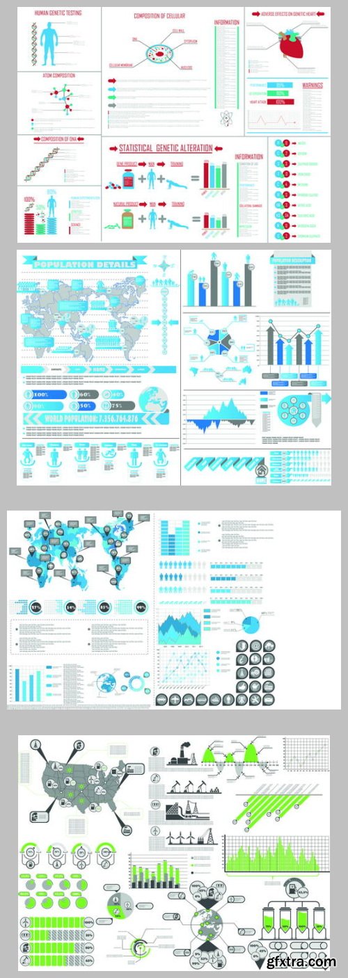 Infographics Collection Vol.1, 25xEPS