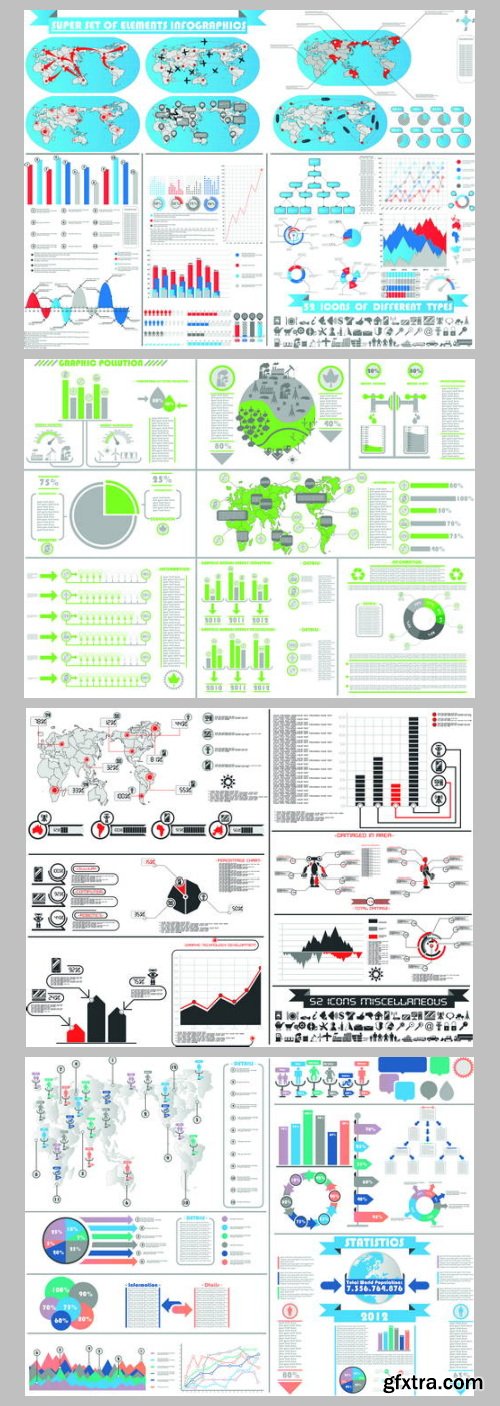 Infographics Collection Vol.1, 25xEPS
