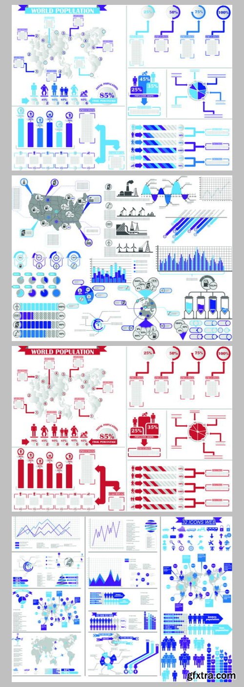 Infographics Collection Vol.1, 25xEPS