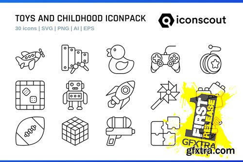 IconScout - Toys And Childhood Icon Pack
