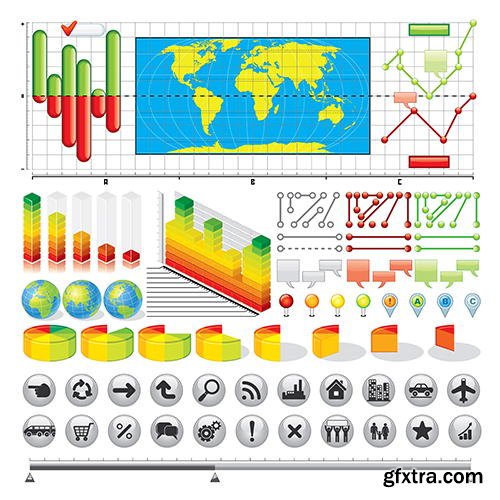 Infographics Collection Vol.6, 25xEPS