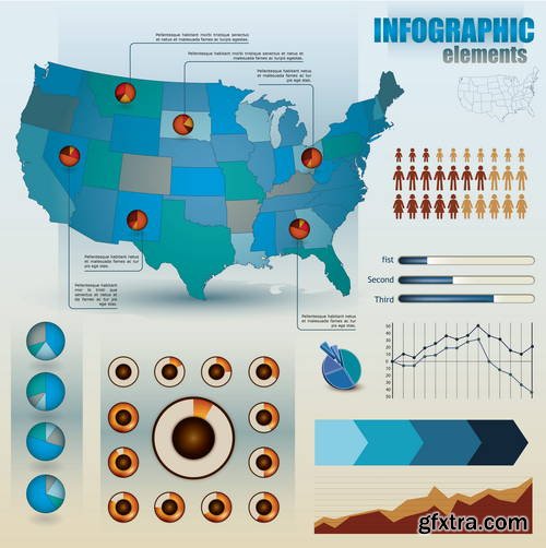 Infographics Collection Vol.6, 25xEPS